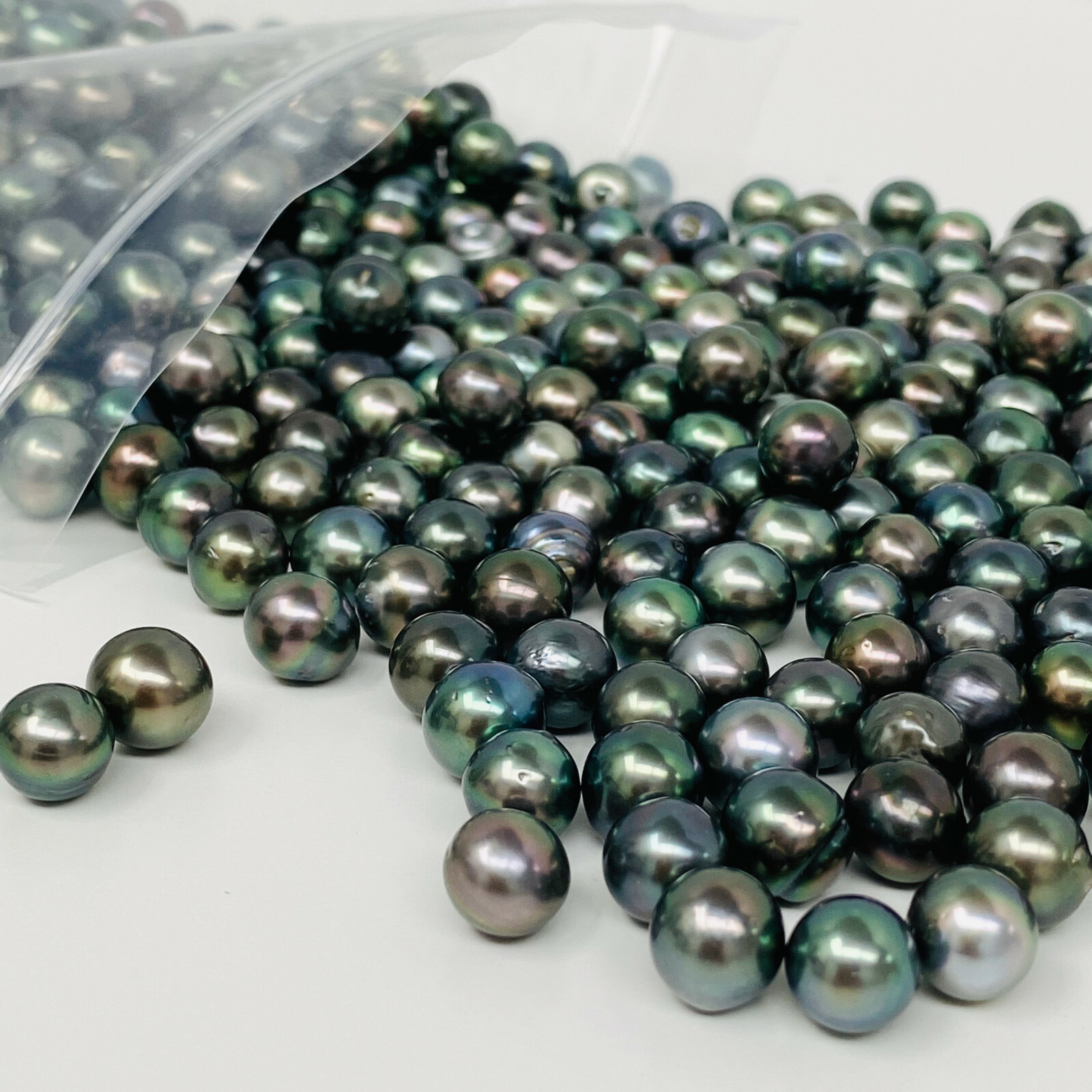 Tahitian South Sea Pearl Silicone Rubber Bracelet Bangle Elastic Assorted Colors