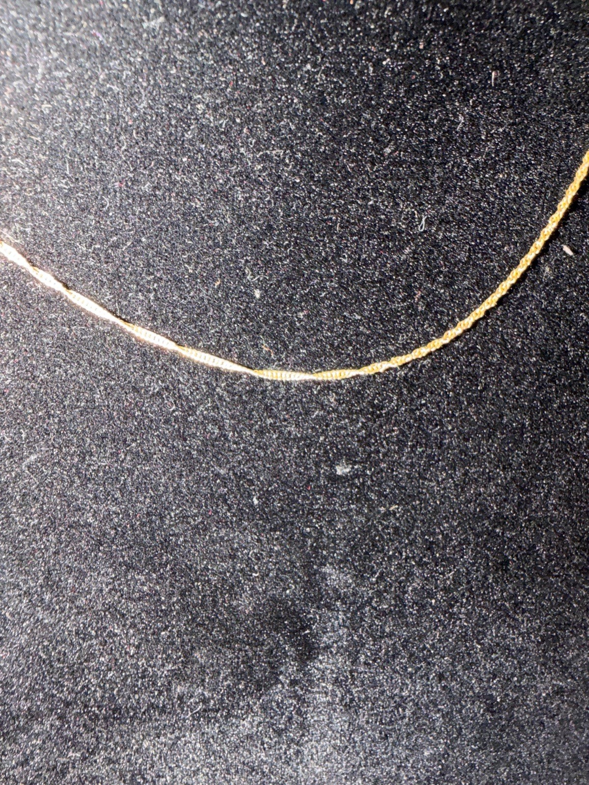 Italy 10k Yellow Gold Rope Chain Necklace Heart Charm 18in Spring Ring