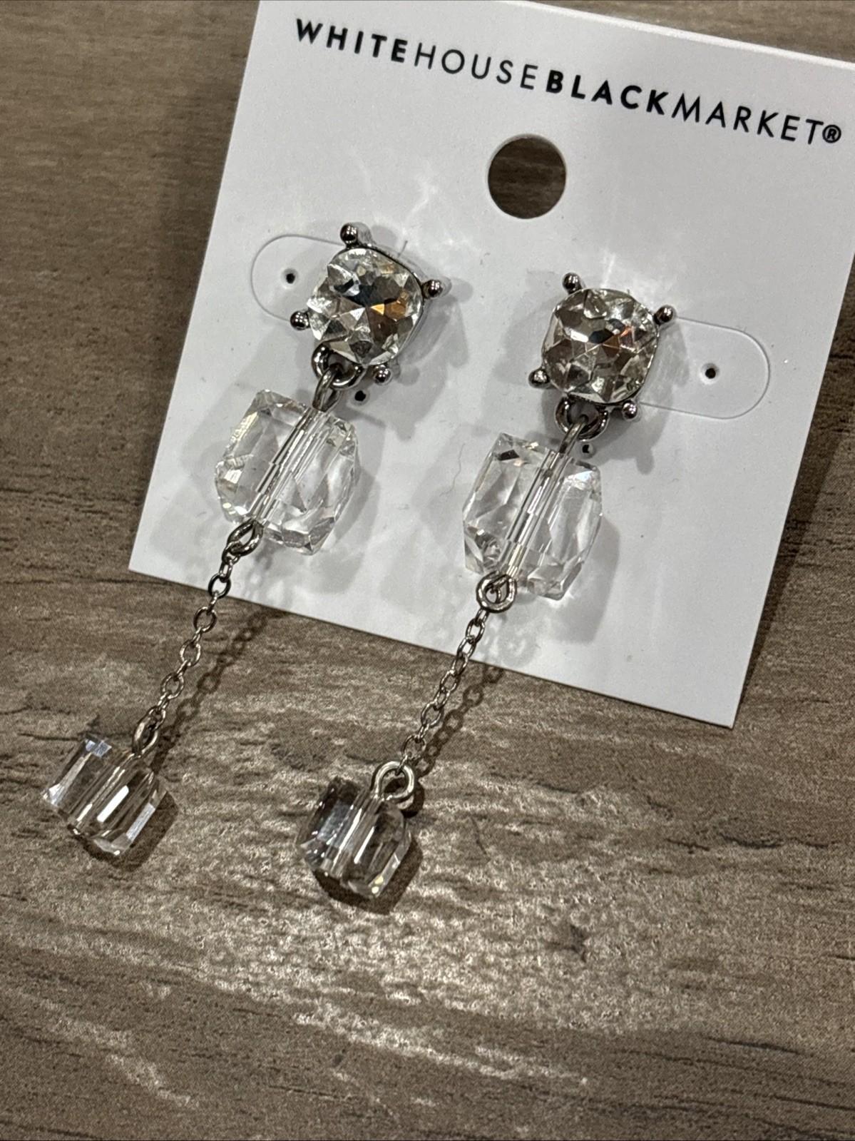 Whit House Black Market Dangle Drop Post Earrings