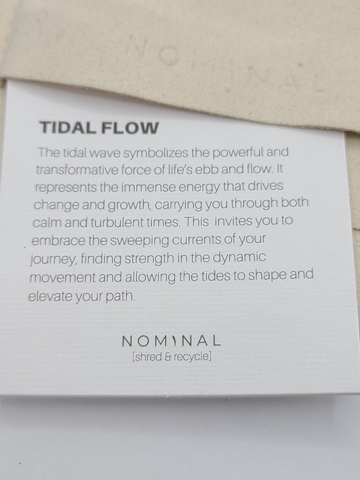 Nominal Tidal Wave Ring sz US 6 18k Gold PVD