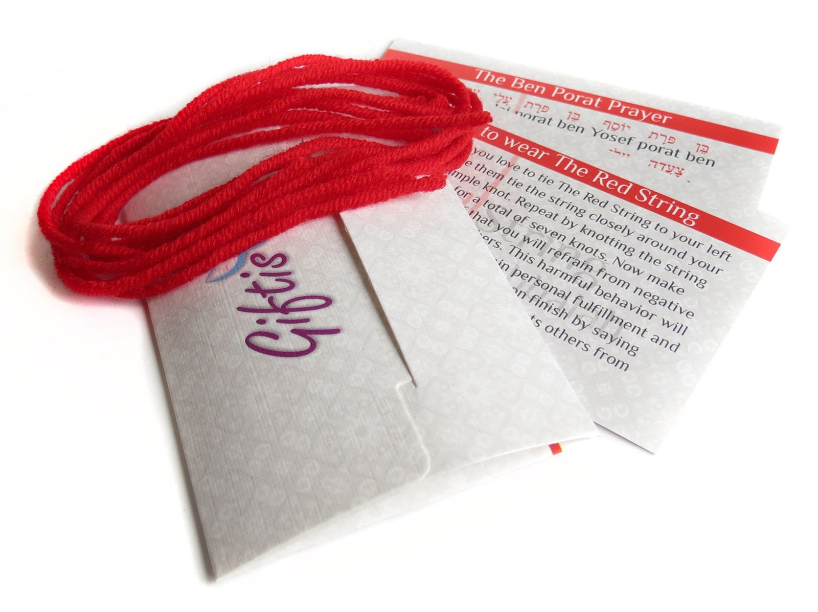 5 pcs Original Kabbalah Red String Bracelet – 100% Wool – Powerful Protection…