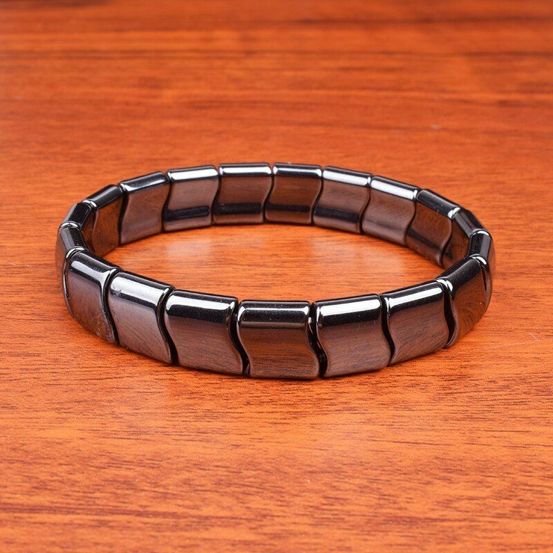 Hematite Energy Bracelet High Polish Magnetic Bracelets Fashion Jewelry For Men