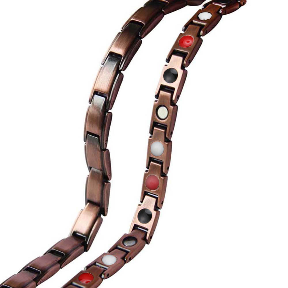 Thin Pure Copper Magnetic Bracelet women Arthritis Pain Relief Balance Anklet