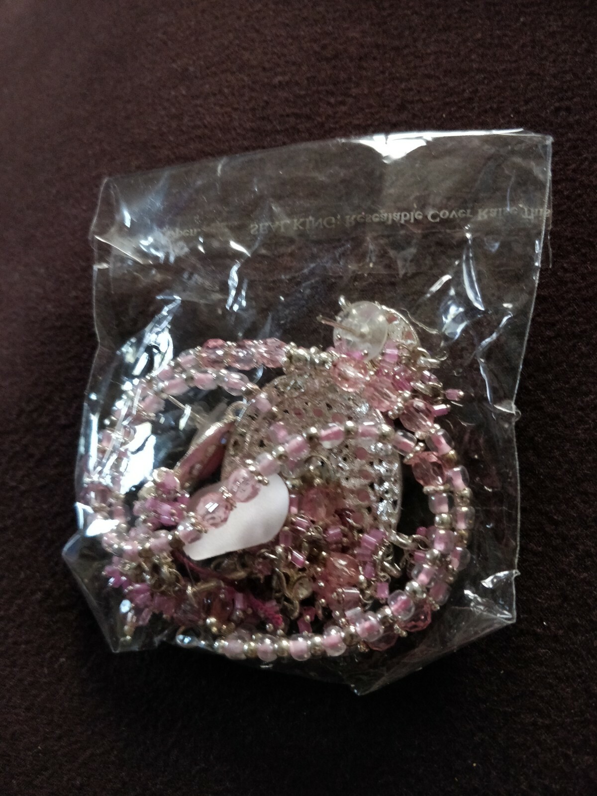 NECKLESS AND EARRING GIFT SET AS SEEN IN PICTURE