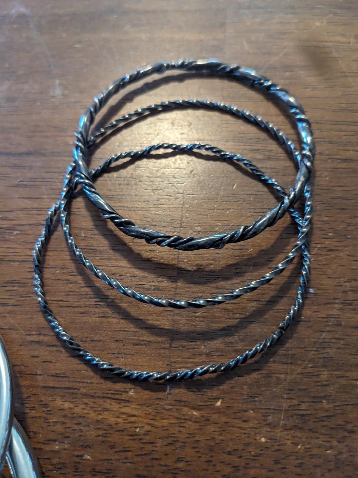 Lot of 24 Women’s Silver Tone, black metal & plastic Bracelets Variety