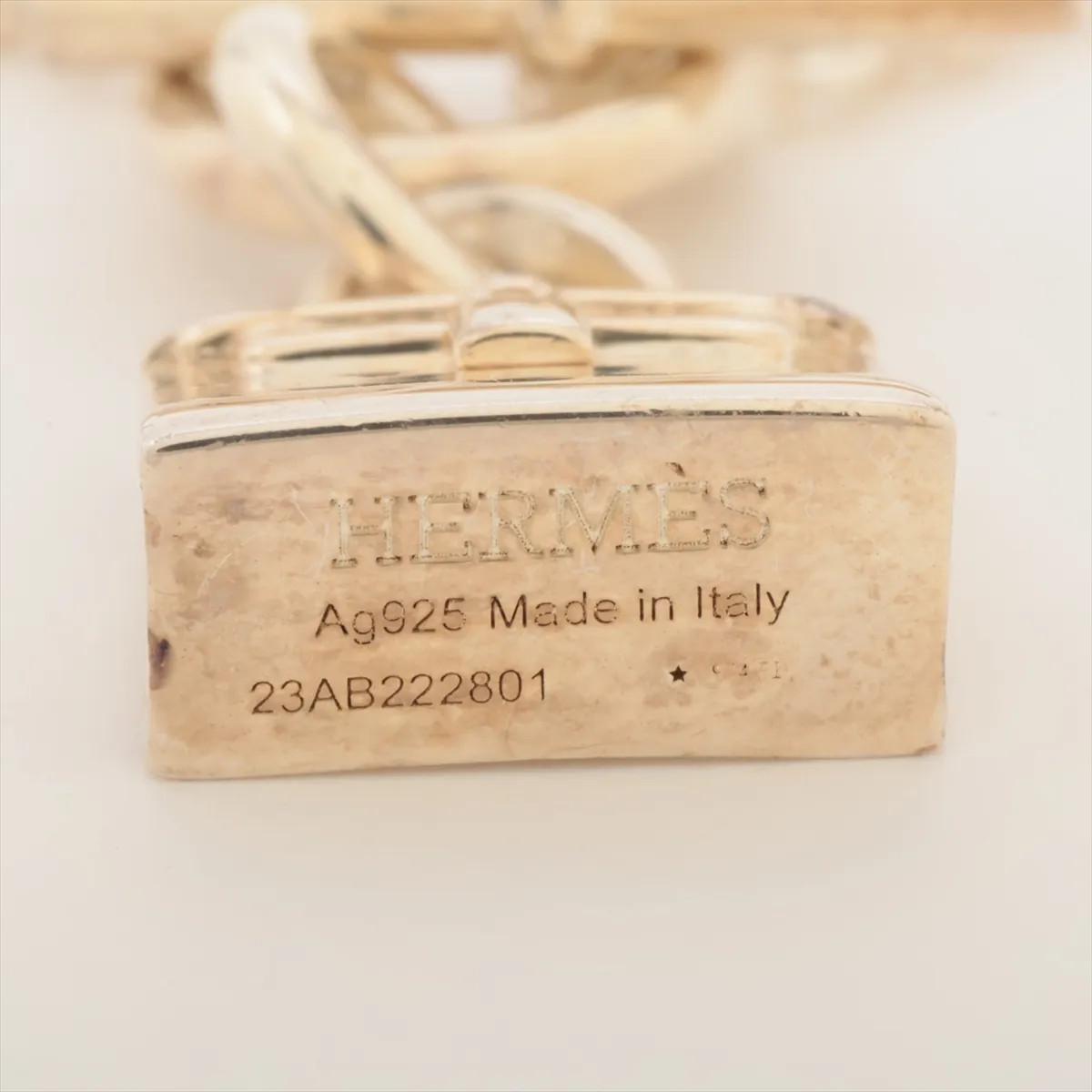 Hermès Kelly Amulet 2023 Necklace 925 13.1g Silver
