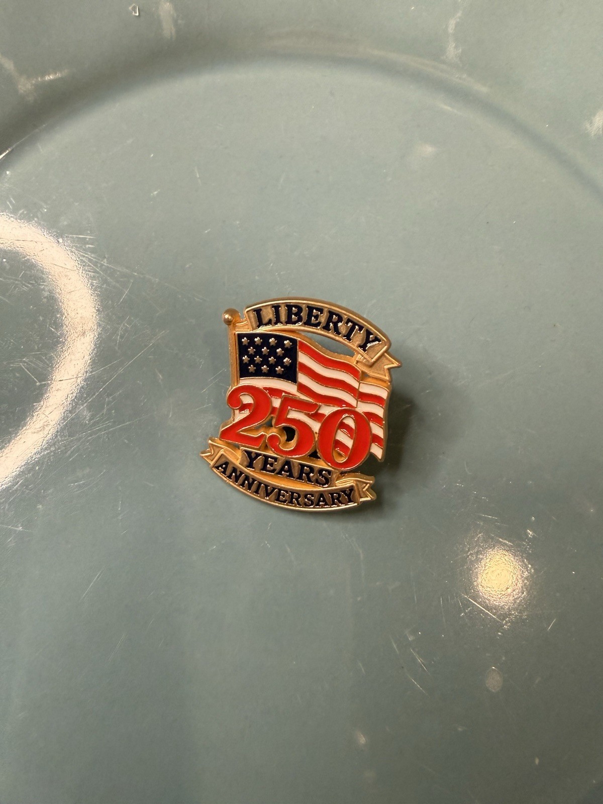 Enamel Pin America 250 Years Anniversary Liberty Lapel United States Patriotic