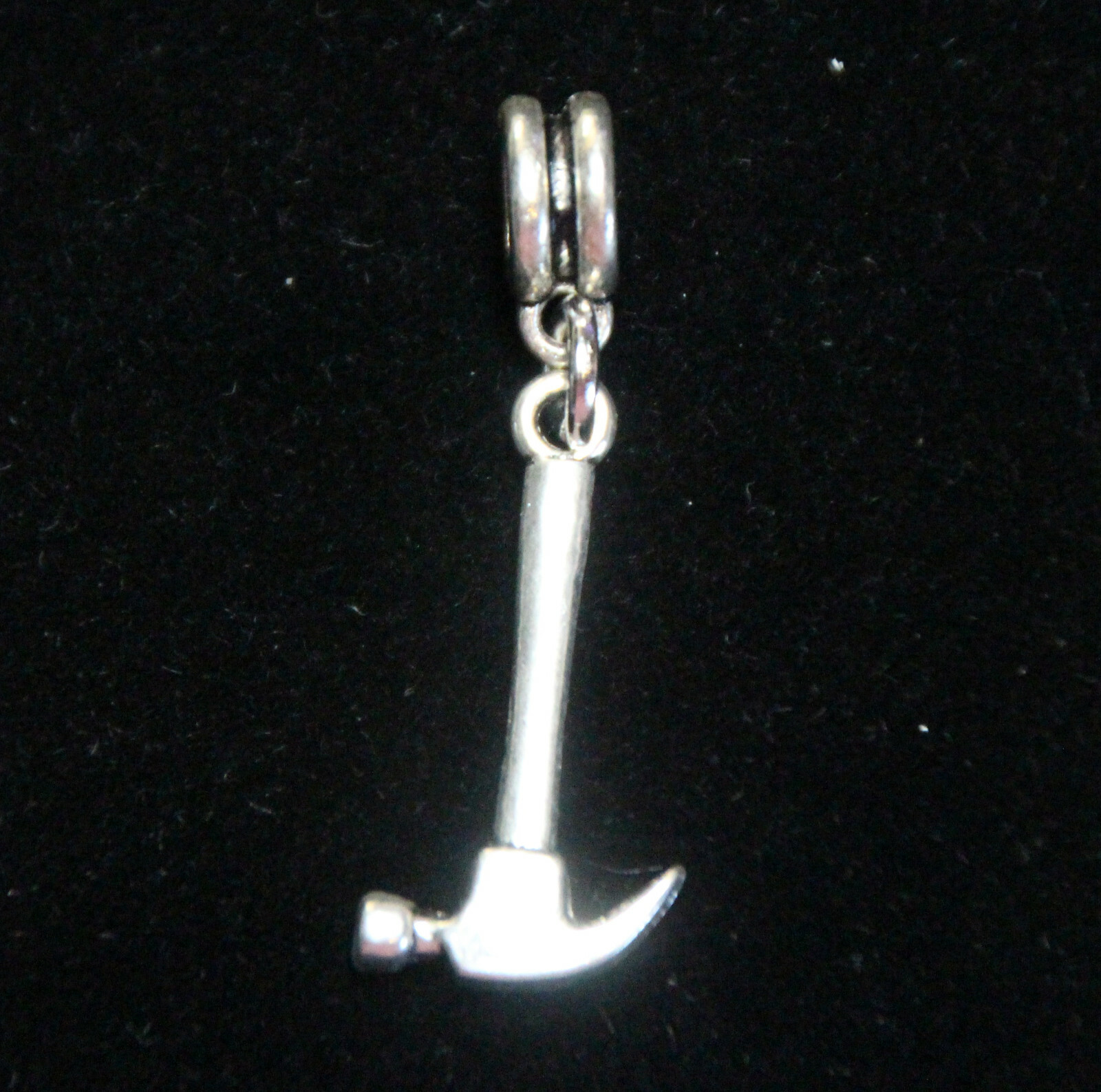 Hammer Charm Clip On Lobster Claw Clasp, Side Slider Charms Zipper Pull