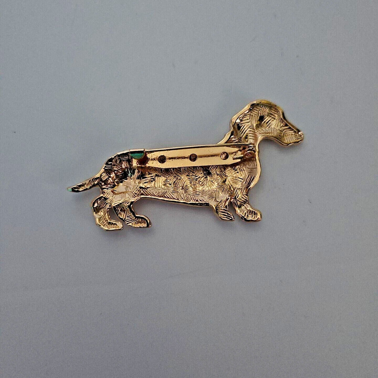 Dachshund Pin Vintage Style Metal Alloy Brooch ~ Matte Finish~ Doxie Moxie