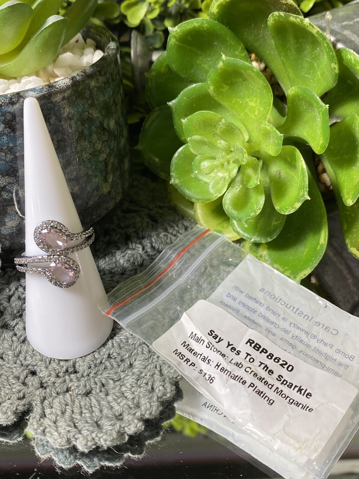 Bomb Party Ring 💍 Size 7 RBP8620 Say Yes To The Sparkle 🌸 Original Collection