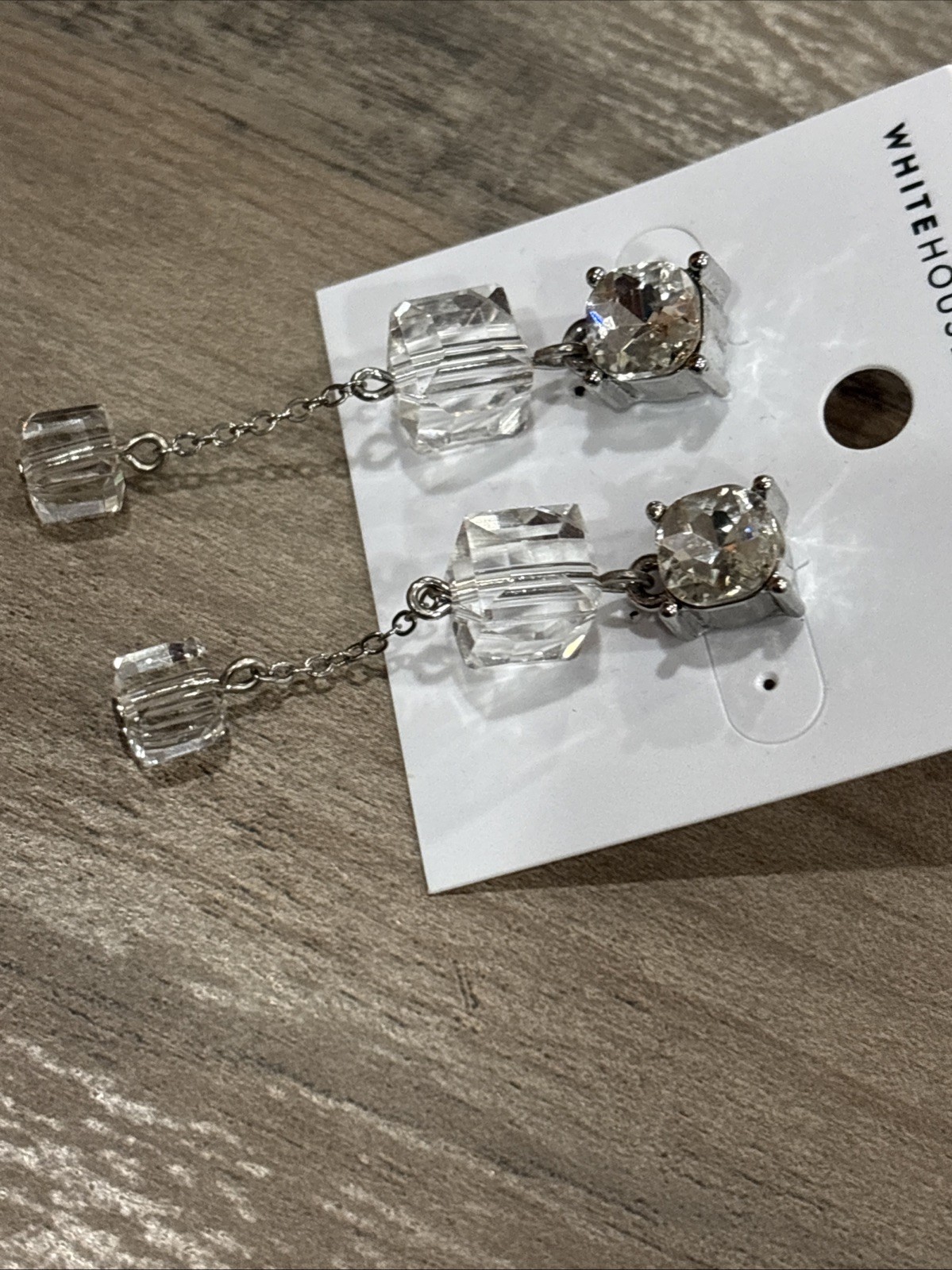 Whit House Black Market Dangle Drop Post Earrings