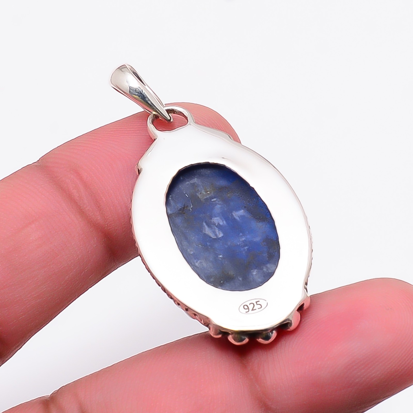 Kyanite – Nepal Gemstone 925 Sterling Silver Jewelry Pendant 1.74″ P10958123917