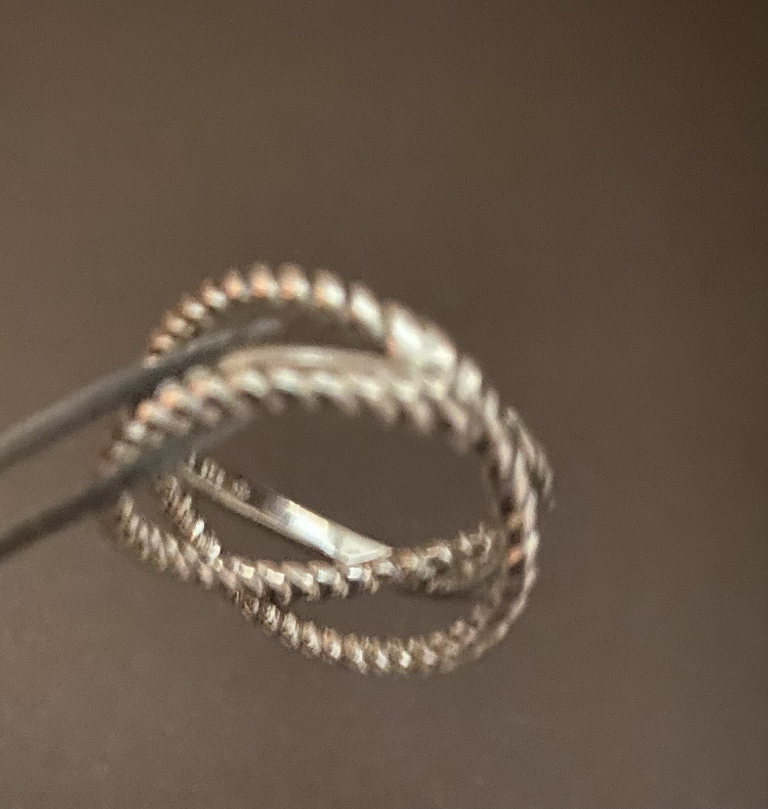SILPADA 925 TH Signed Sterling Silver Twisted Multi Design BAND RING Size 9.1