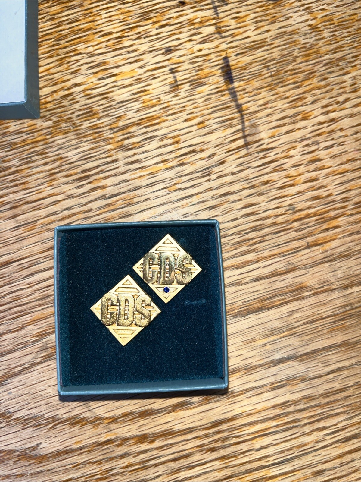 Vintage School Initials Jostens W/Gem