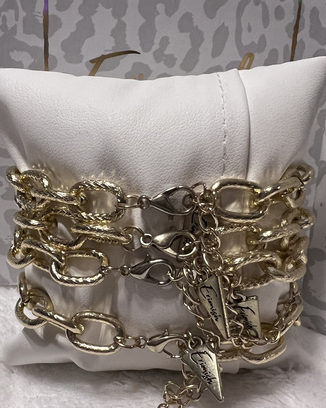 NEW! ERIMISH BRACELET- Choice Of 1 – Glitterbar Gold Chain Regular Or Extended