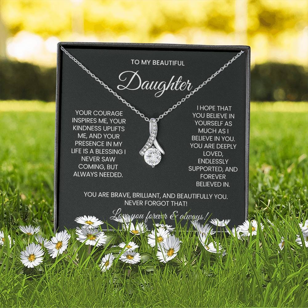 Daughter Alluring Beauty Necklace Gift