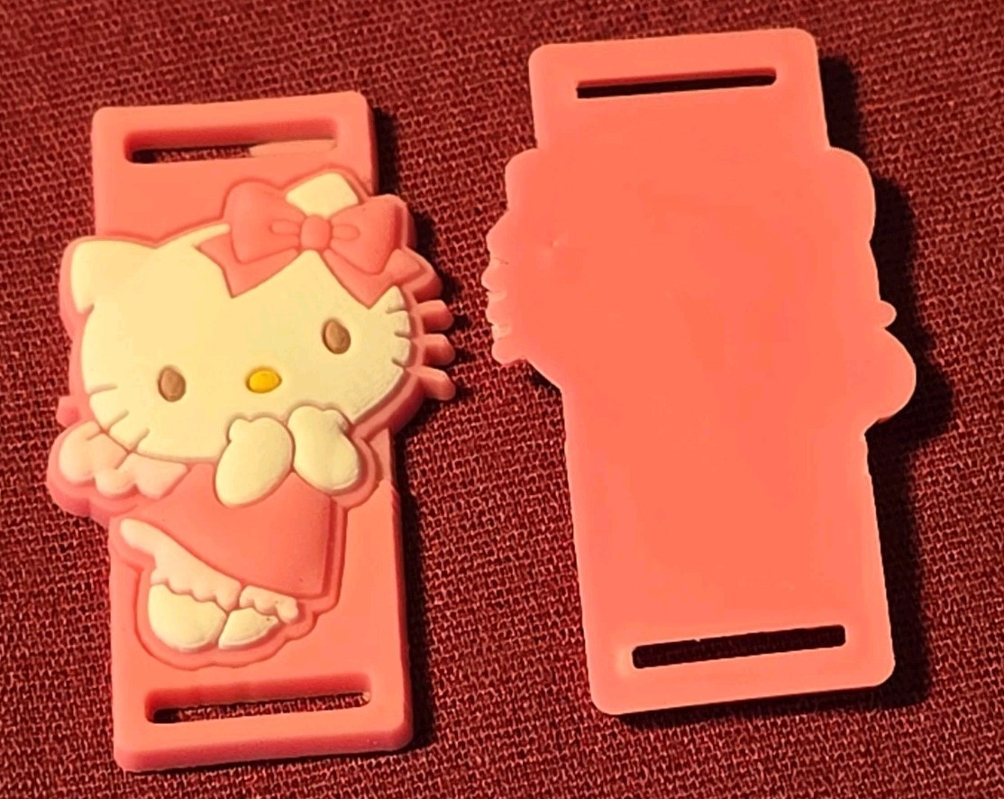 12 Hello Kitty Charm Slides for Bracelet PARTY FAVOR Pink