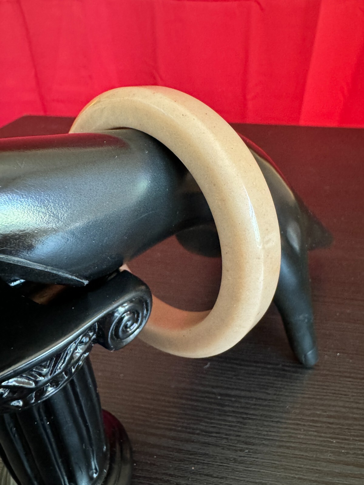 Rare Untreated Natural Gemstone Bangle 61mm Bubble Tea 佘太翠