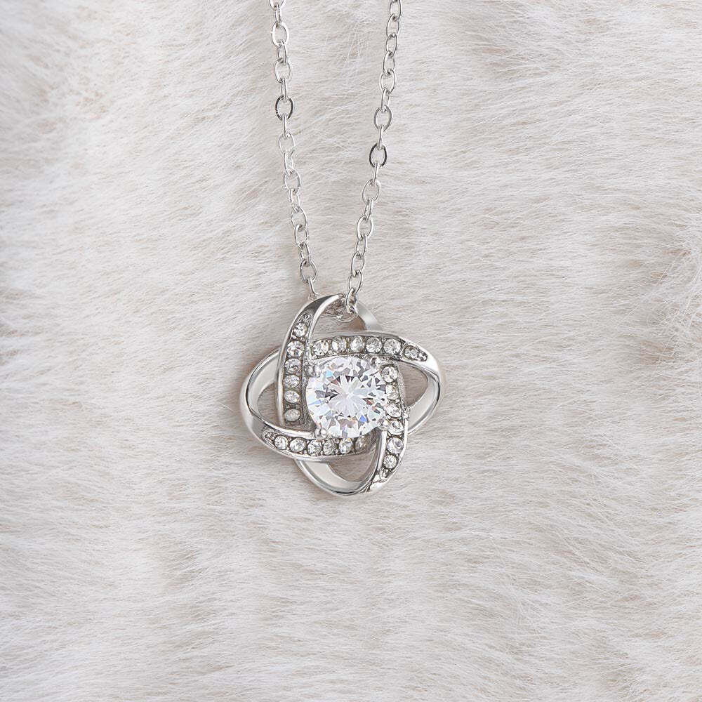 To My Mom Necklace Love Knot I Love You Thank Mother Day Gifts From Son Daughter