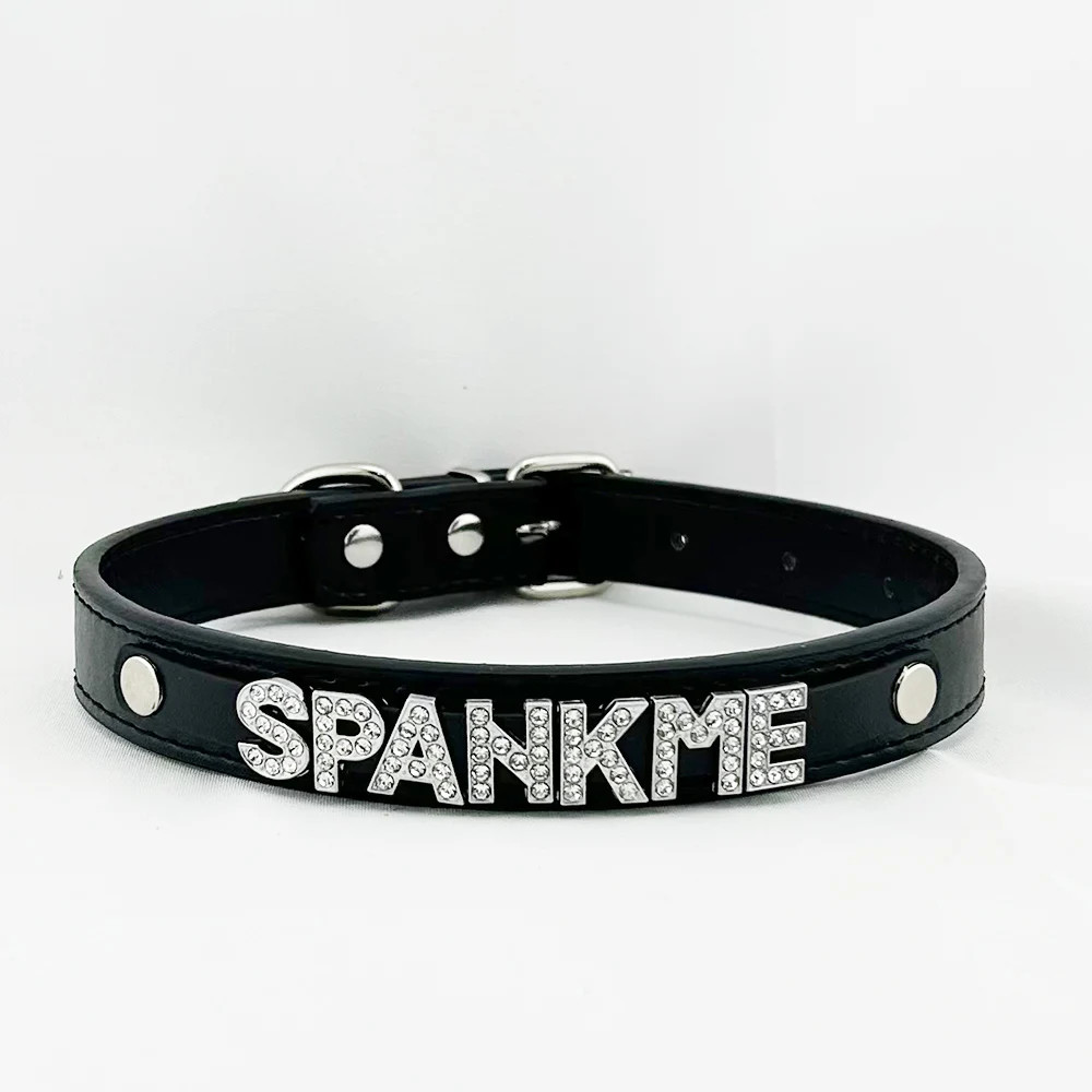 Heavy Duty Daddy Dom Collar Biker Fetish Gear Gay Couples Role Play Choker E6