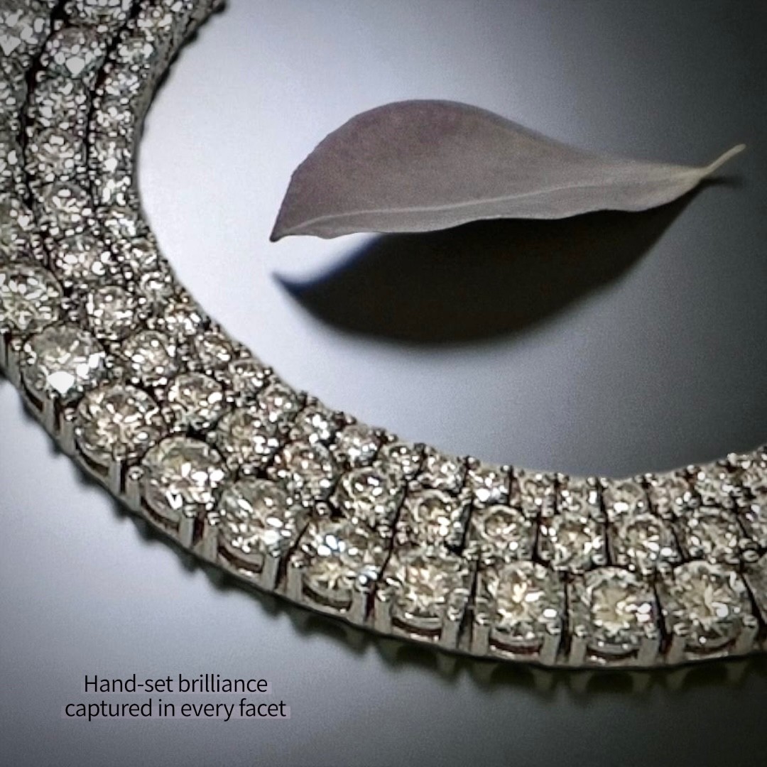 GRA Certified Moissanite Tennis Chain & Bracelet | 925 Sterling Silver Unisex