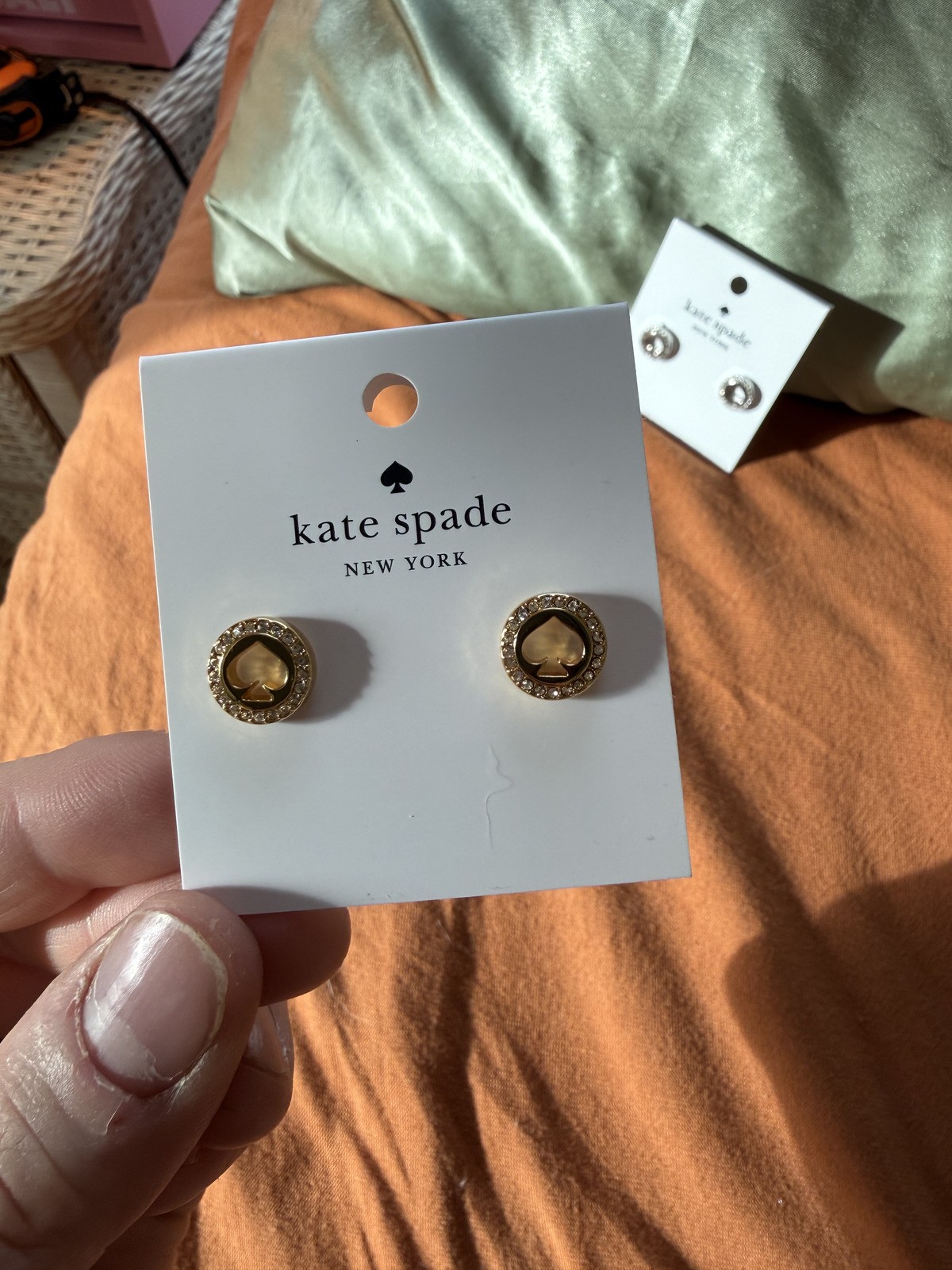 NWT Kate Spade Halo Stud Earrings Bundle Set – Gold & Silver Tone