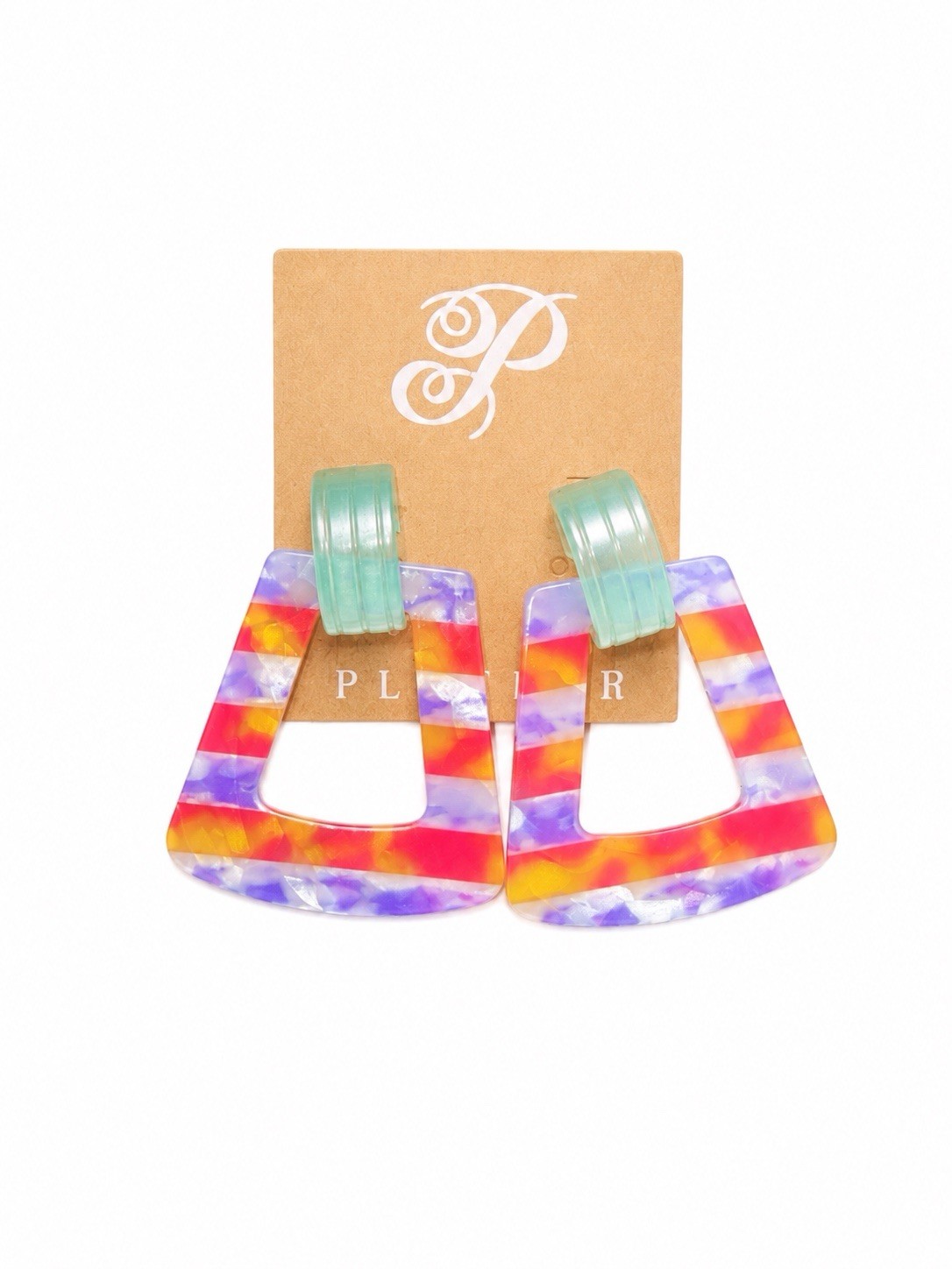 Multicolor Drop Earrings