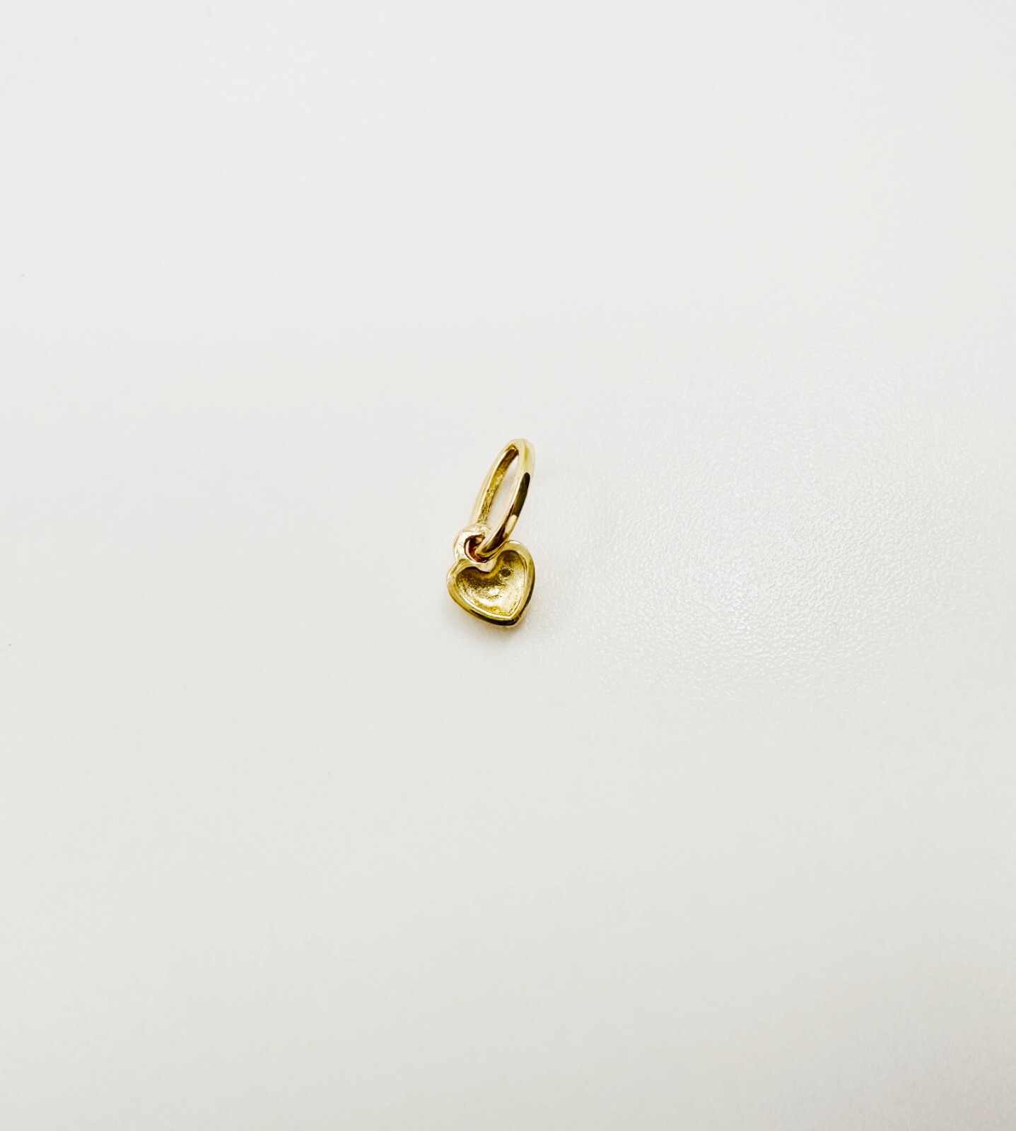 without packaging 14K Solid Yellow Gold Teeny Tiny Very Small Beveled He G2U