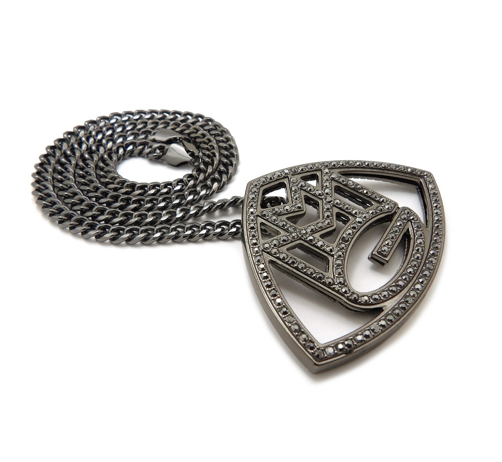 Iced MMG Maybach Music Pendant 6mm30″ Cuban Chain Hip Hop Necklace RC3373