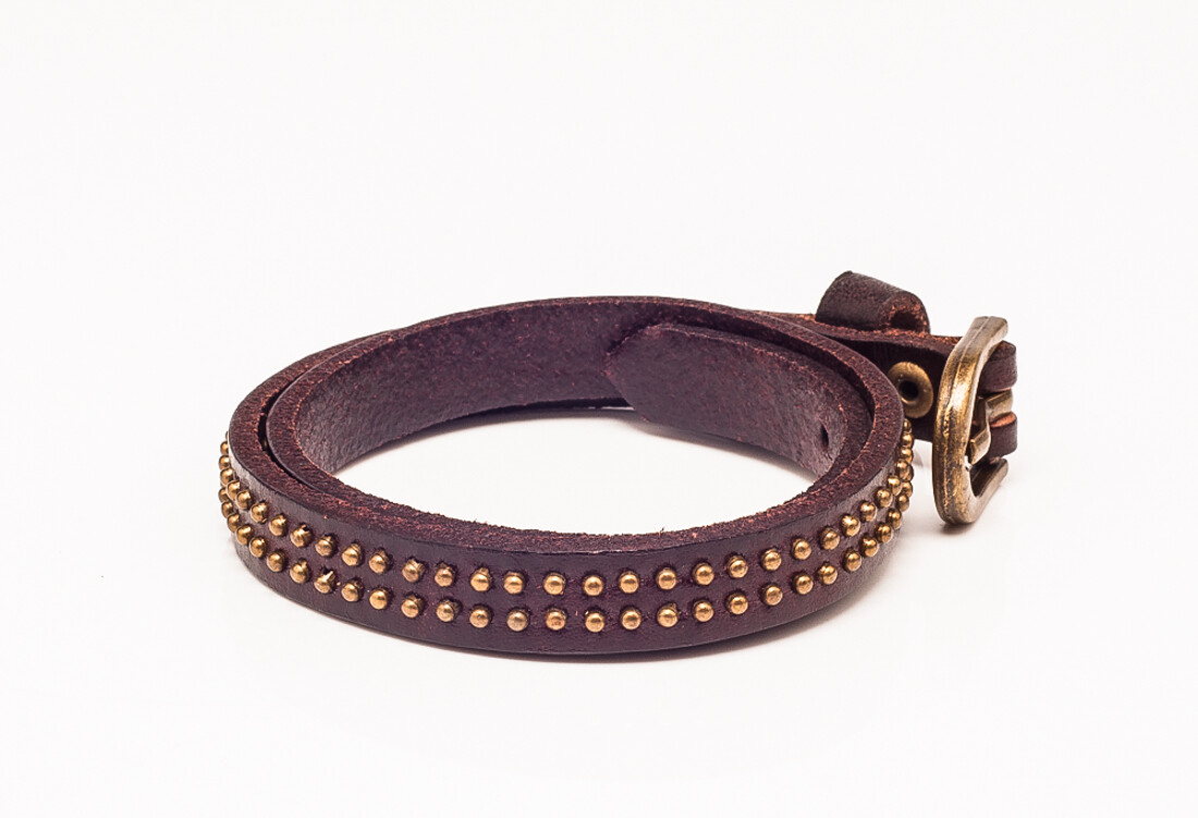 Great Fashion Unisex Women Men Leather Wrap Rivet Stud Bracelets Cuff Wristbands