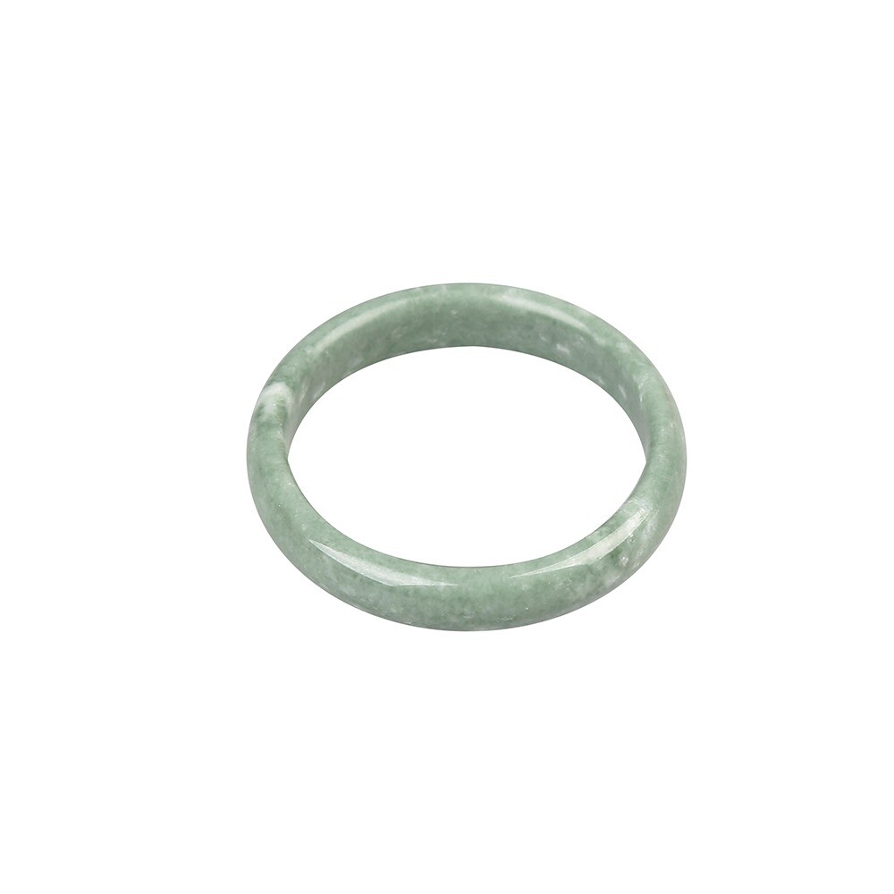 Gorgeous Natural Real Chinese Light Green Jade Bangle Bracelet Jadeite Jade 64mm