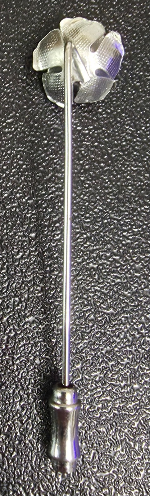 Rose Stick Pin Silver in color Unique