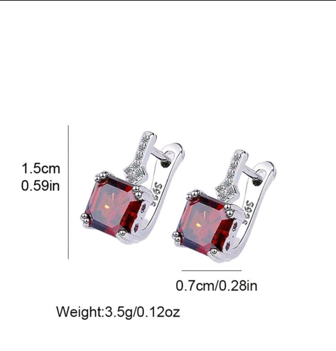 Elegant silver earrings, ideal for everyday wear and special occasions.