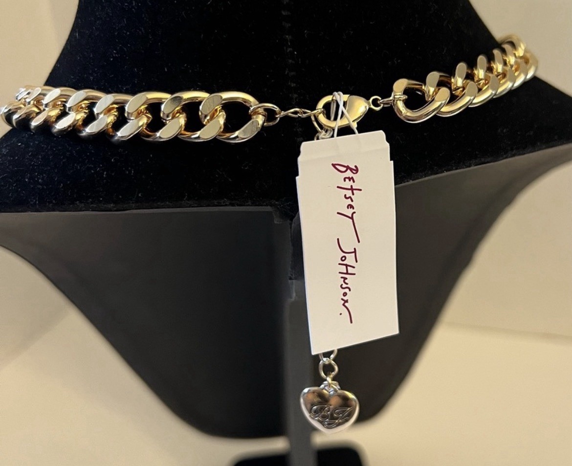 Betsey Johnson Necklace Statement Colorful Charm Back To School NWT