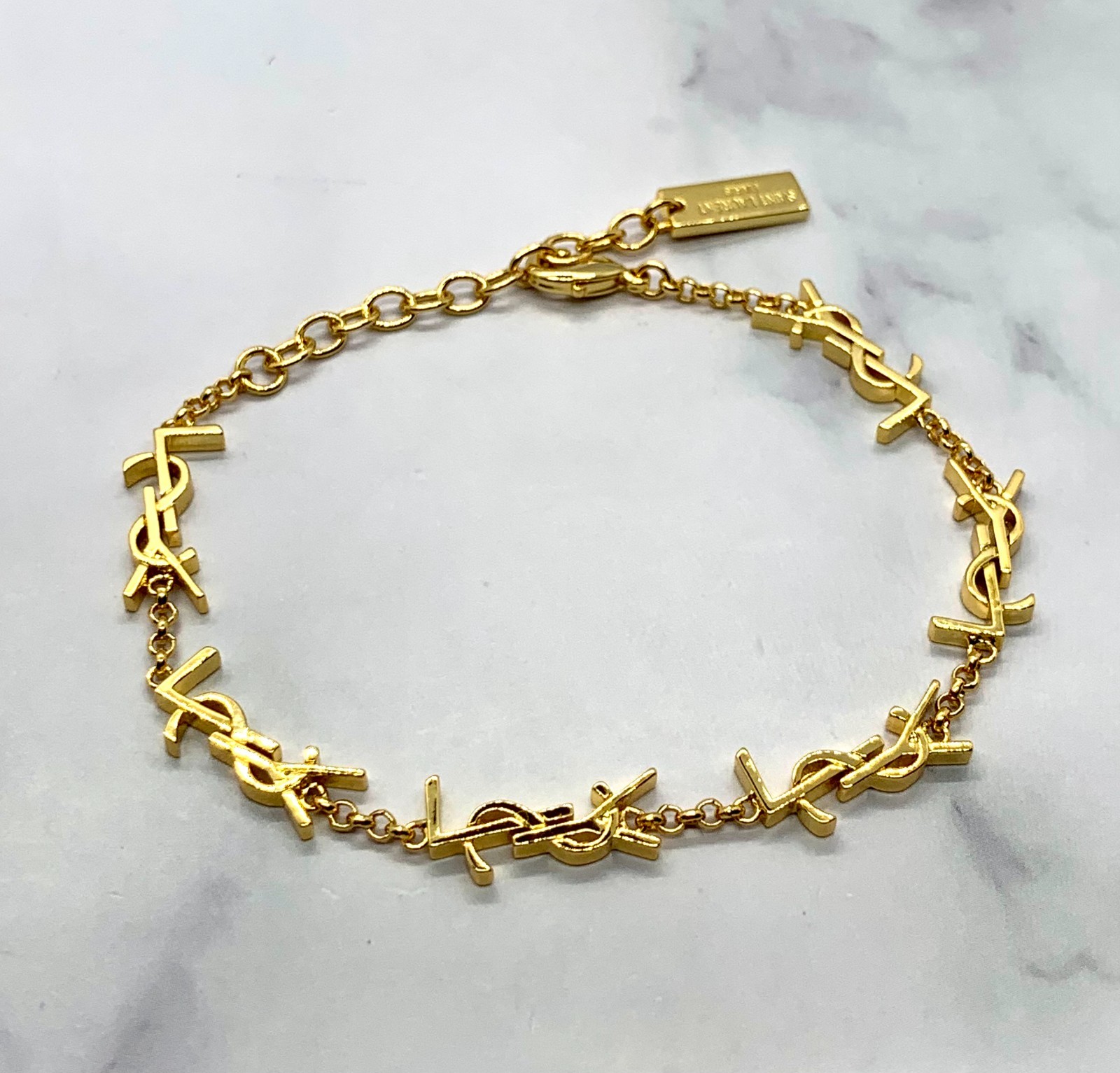 YSL YVES SAINT LAURENT Monogram Bracelet – Pre owned / MG6290