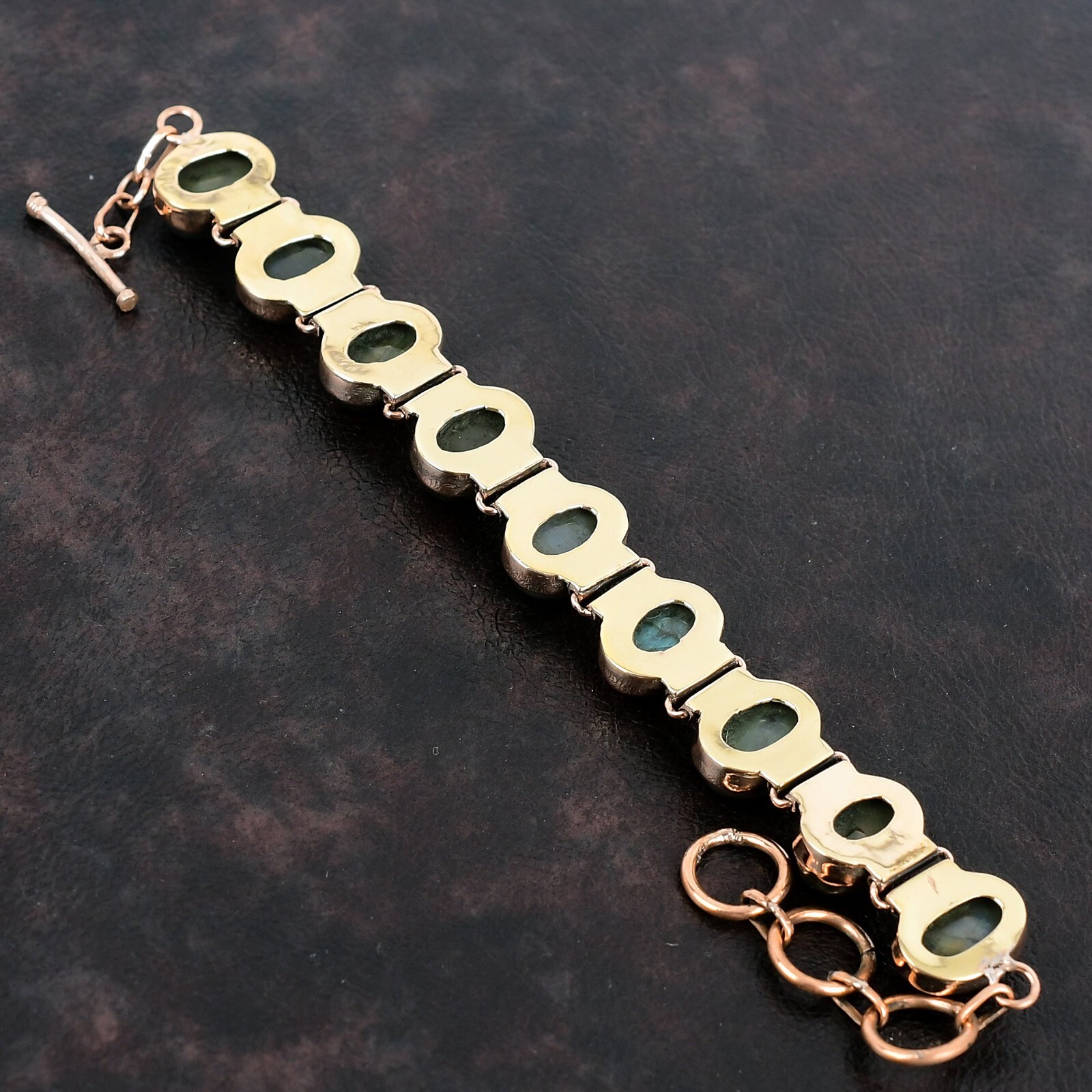 New Year Deal Labradorite Gemstone Birthday Anniversary Bracelet Jewelry Copper