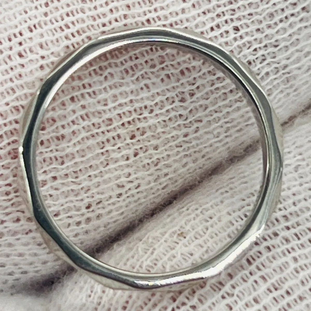 Boucheron Facet Ring Pt950 Platinum Silver Approx. US Size 3.25 (JP 5)