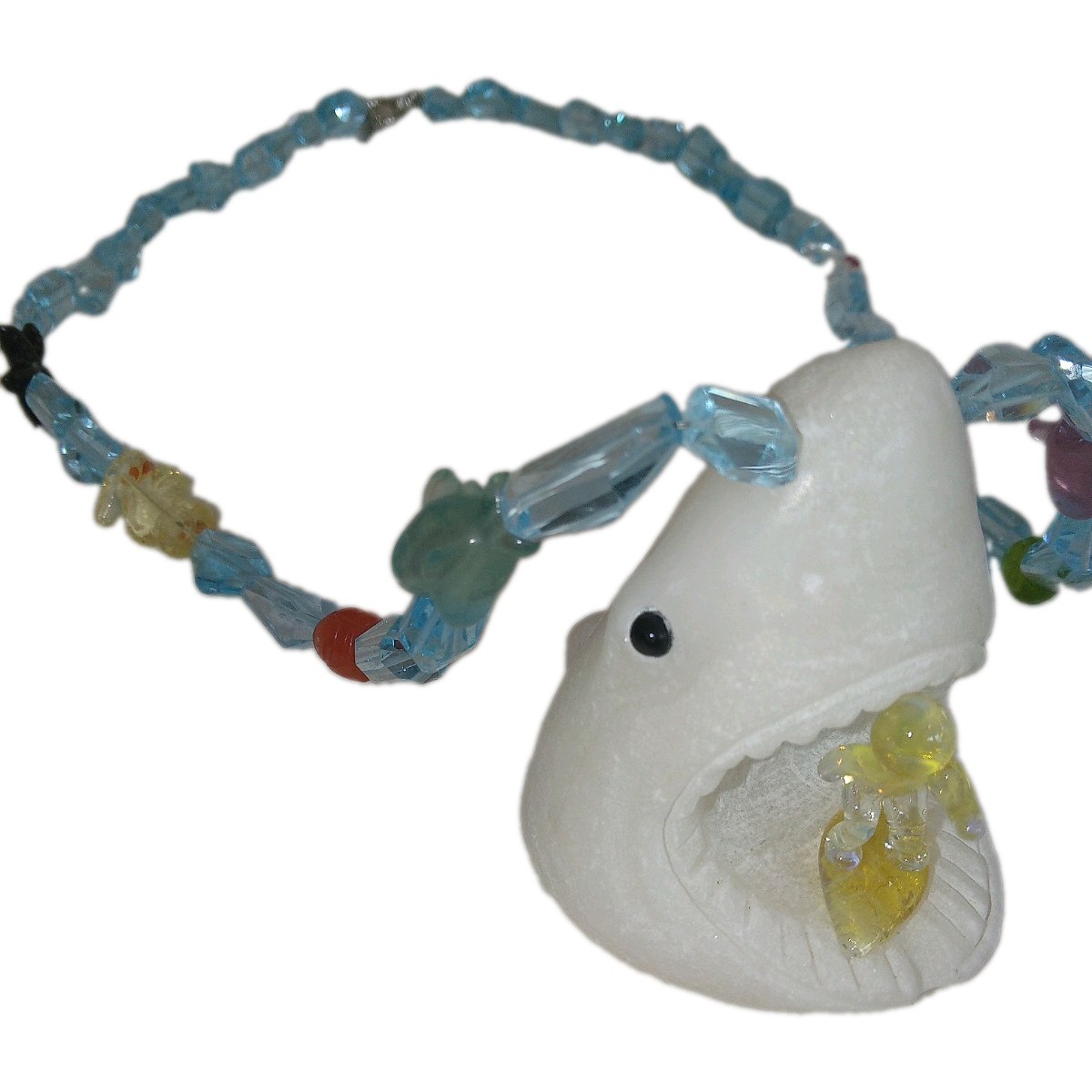 Shark Week Surfer Gemstone Necklace Jewelery Rolex