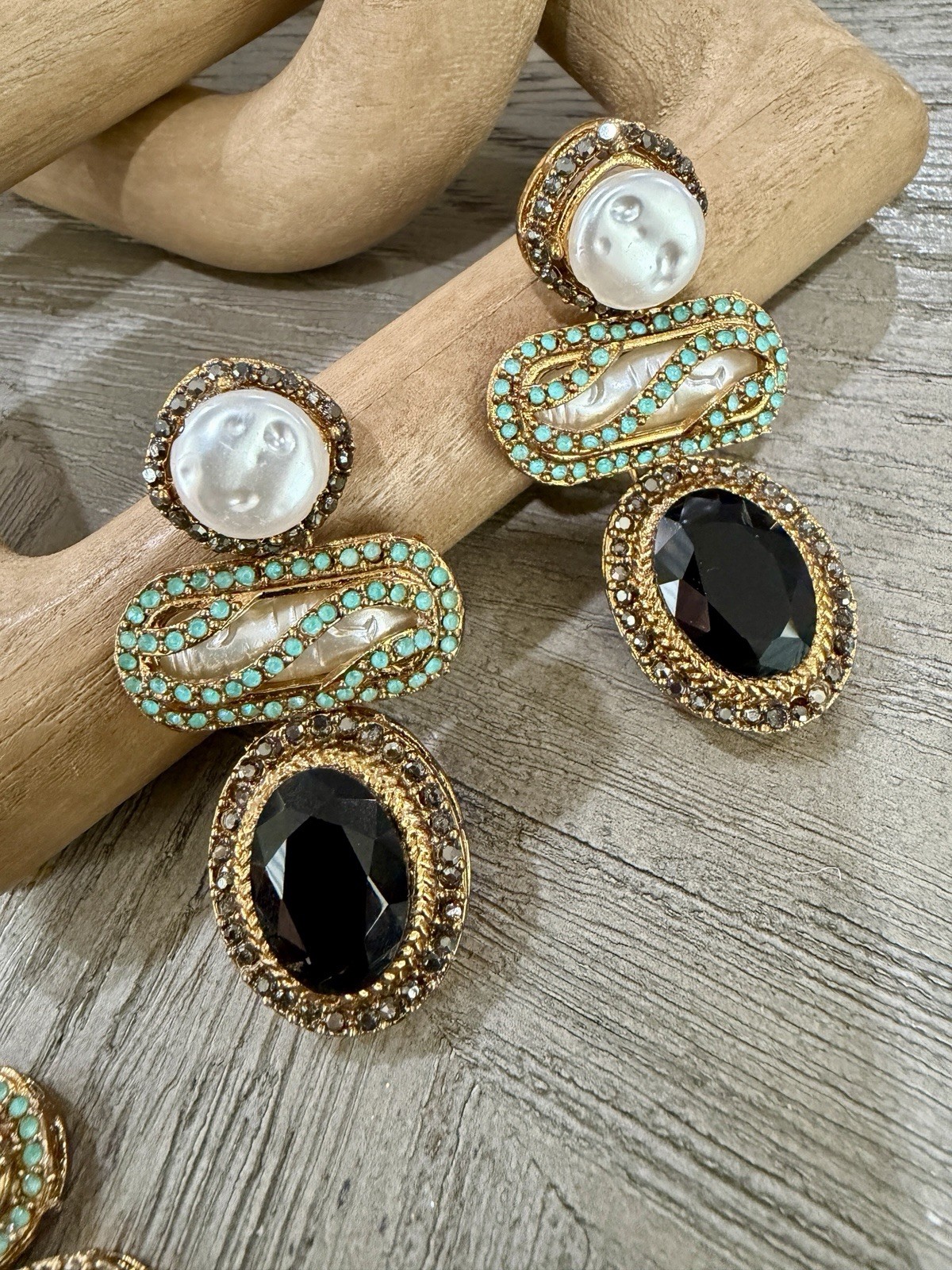 Beautiful Antique Designer Highend Mala Set With Earrings Women Valentine Gift