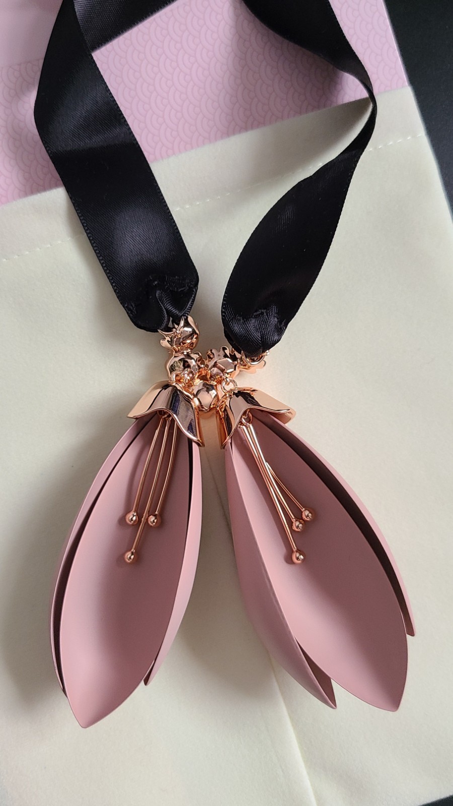 Ted Baker Jewelled Magnolia Pendant Necklace. New without tags.