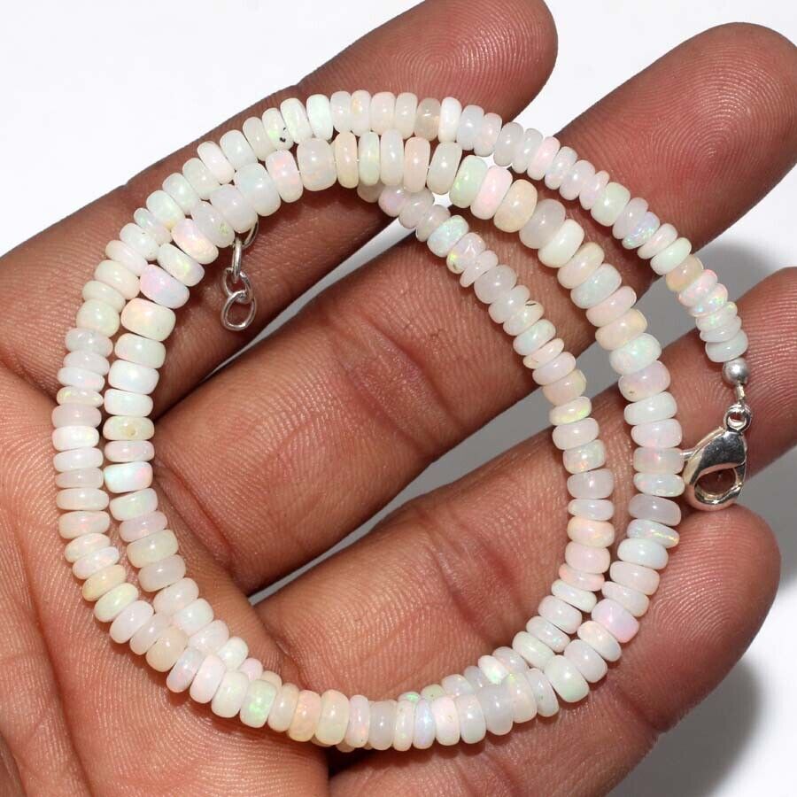 Natural Gemstones Beaded Necklace Handmade Ethnic Jewelry Daily Gifts Ideas