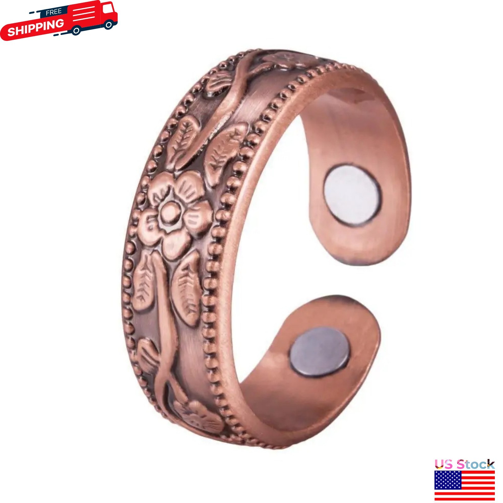 Copper Magnetic Bracelet for Arthritis Pain Relief Powerful Magnets Energy Cuff