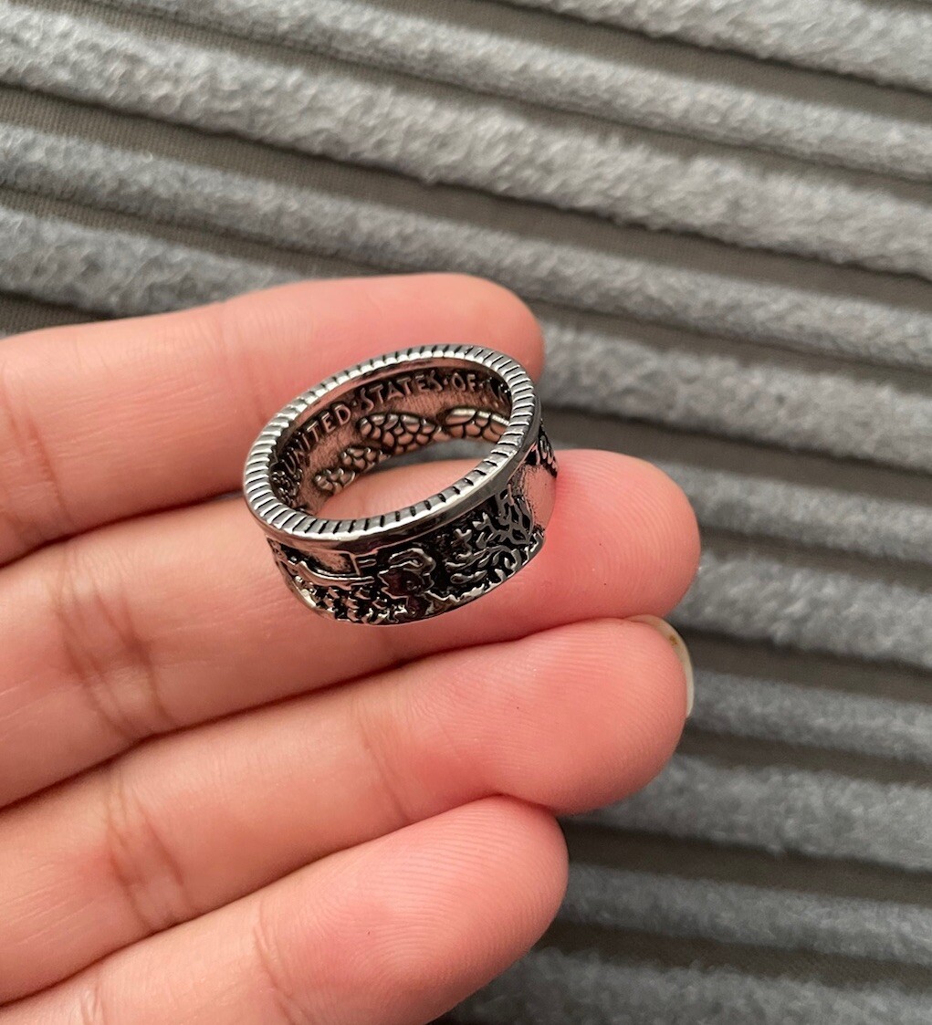 Fashion Ladies Men’s Unisex adult Band Ring 925 Sterling Silver plated UK Size N