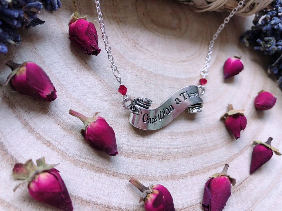 Once Upon A Time Necklace OUAT Gothic Fairytale Goth Necklace Gothic Jewellery