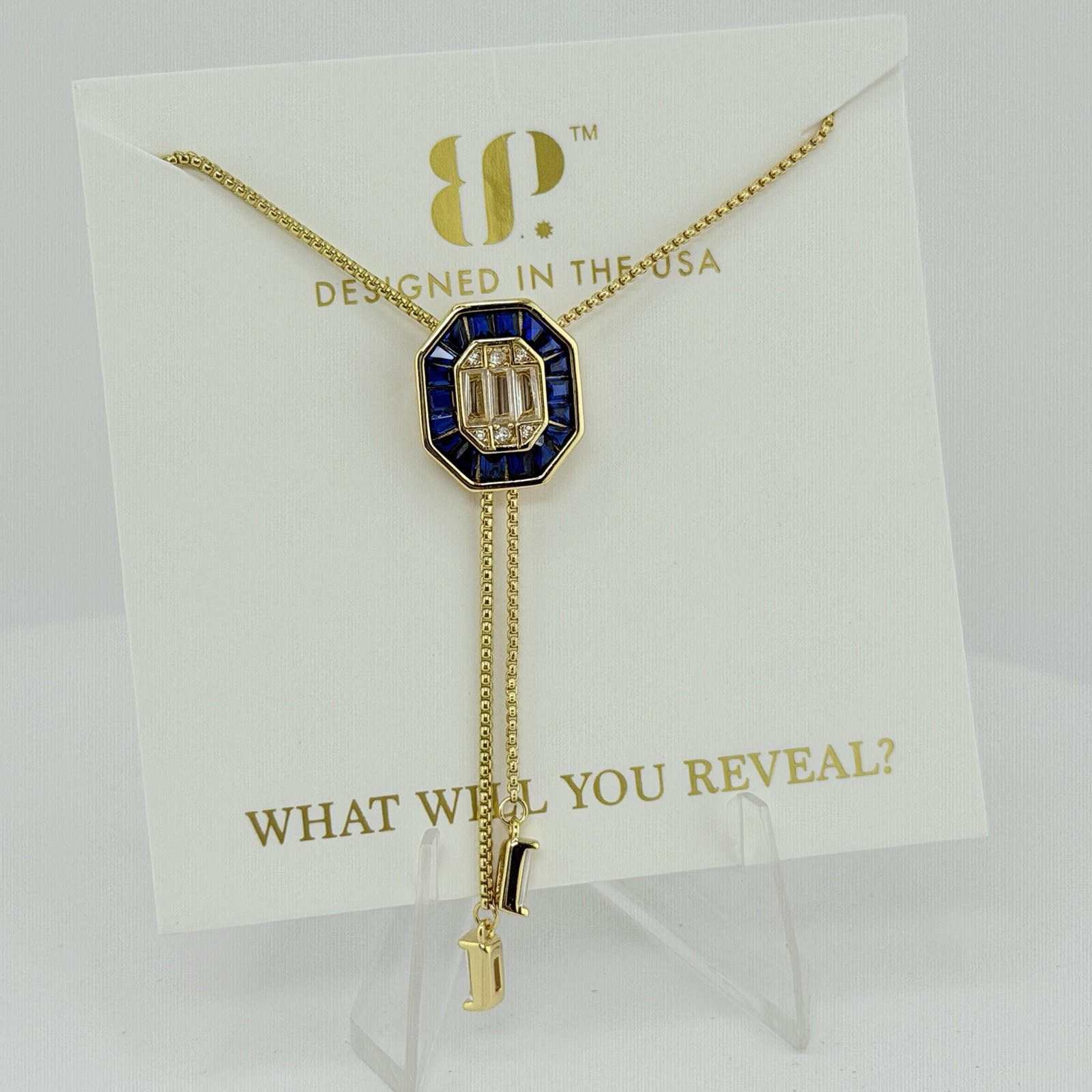 Bomb Party Vermeil BOLO “A Favorite, Obviously” Sapphire Spinel .925 w/ Gold
