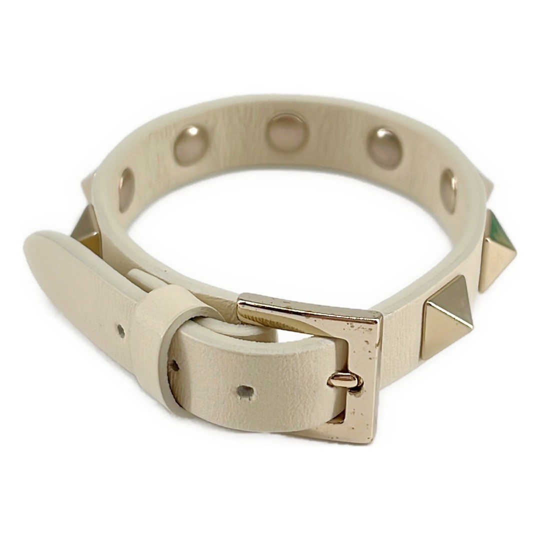 Valentino Bracelet Leather Ivory Garavani