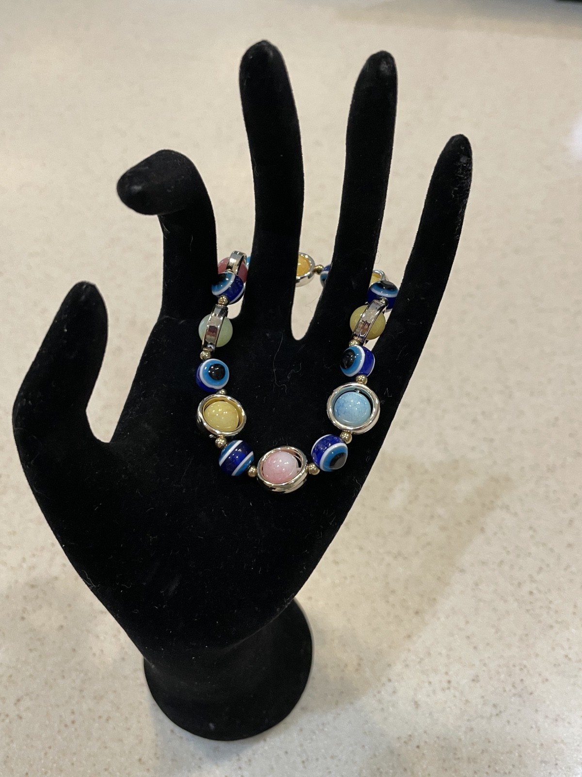 Stretch Bracelet Multicolored Beads Fashion Jewelry