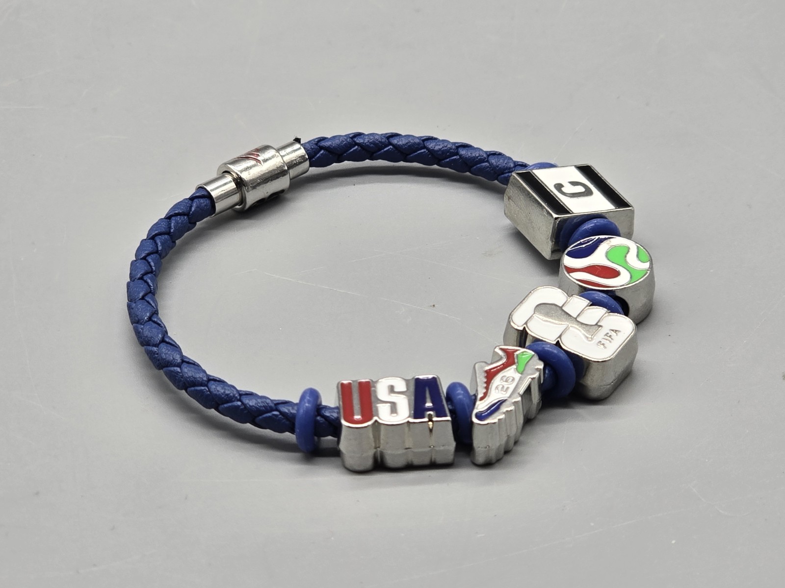 FIFA World Cup 2026 Bank Of America USA Fan US Team Charm Bracelet Collectible