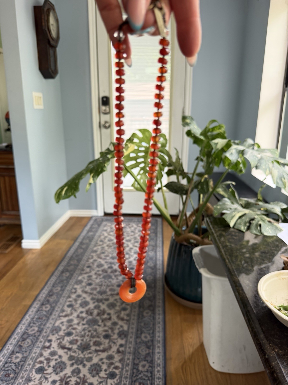 Tony Robbins Live With Passion Carnelian Necklace Donut Pendant Event Exclusive