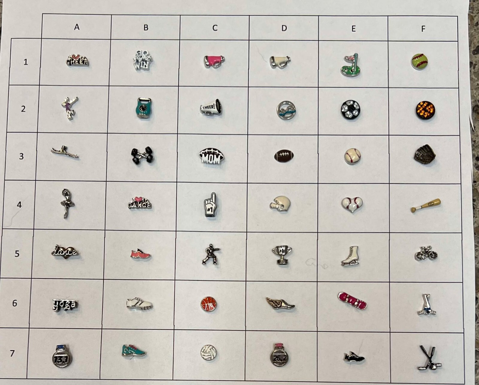 Authentic Origami Owl Charms SPORTS NEW